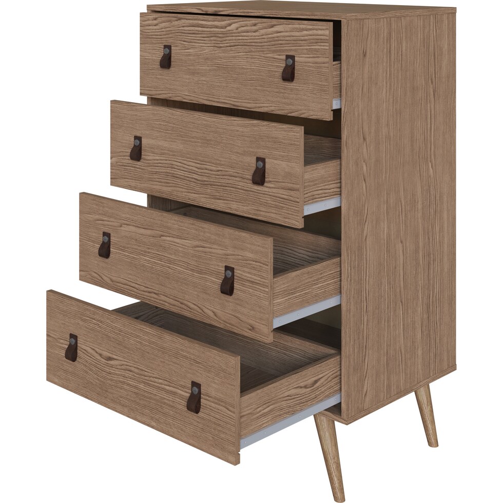 nalda light brown dresser   