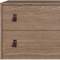 nalda light brown dresser   