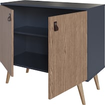 nalda natural blue accent cabinet   
