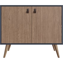 nalda natural blue accent cabinet   