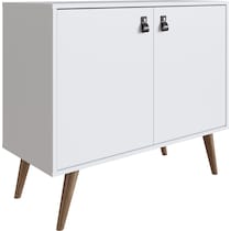 nalda white accent cabinet   