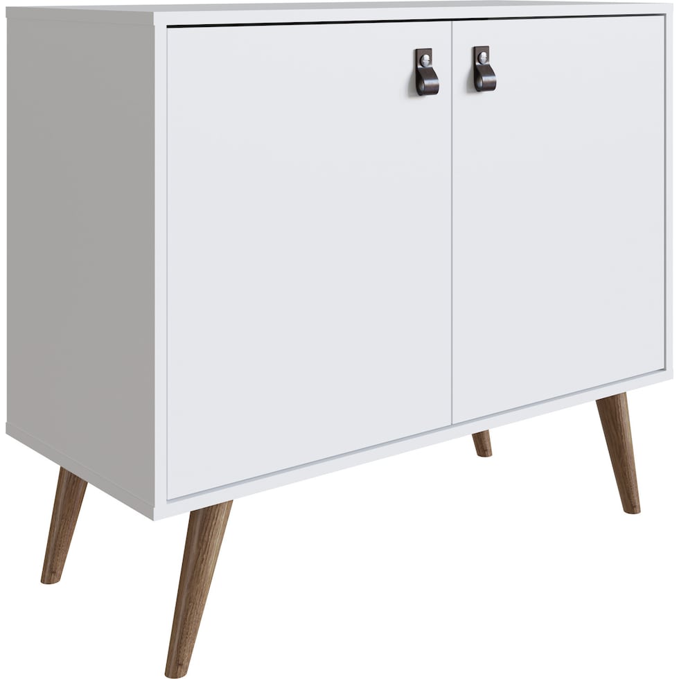 nalda white accent cabinet   