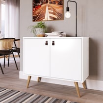 nalda white accent cabinet   