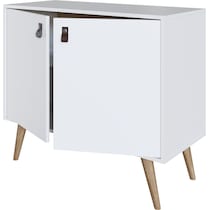 nalda white accent cabinet   