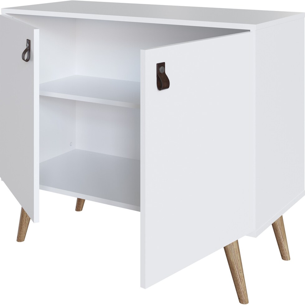 nalda white accent cabinet   