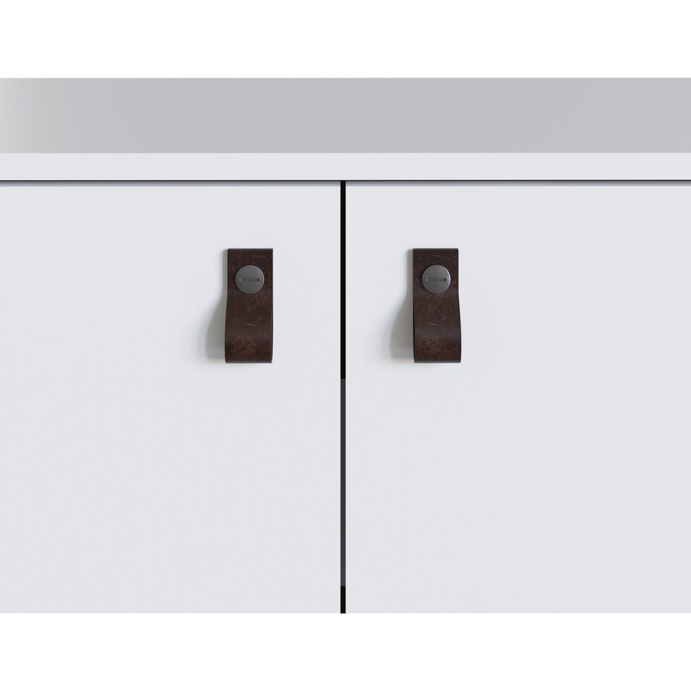 nalda white accent cabinet   