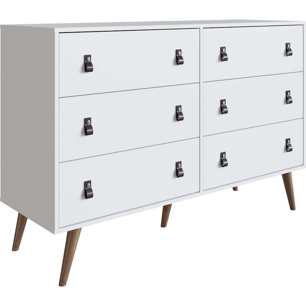 nalda white dresser   