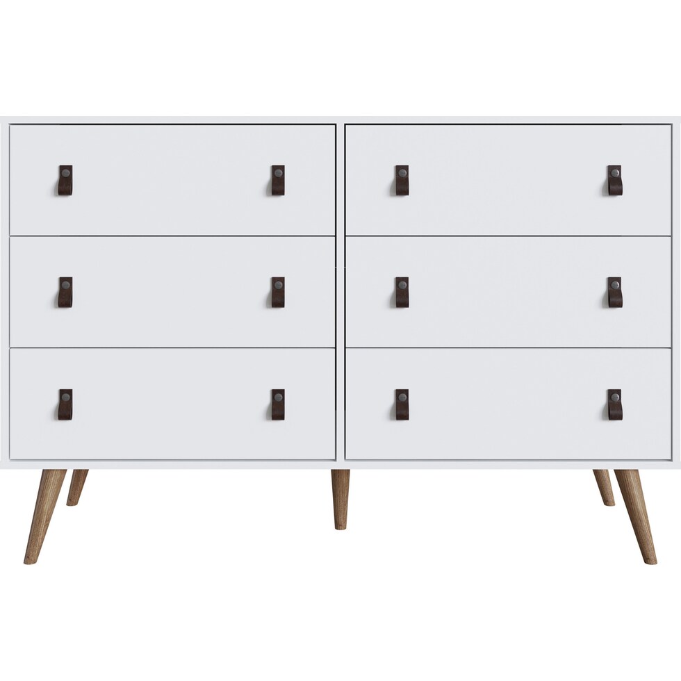 nalda white dresser   