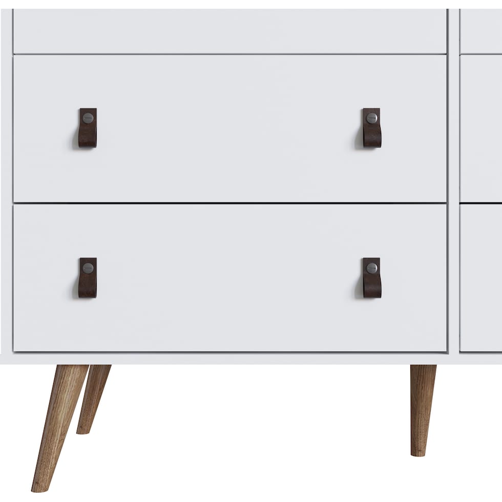 nalda white dresser   