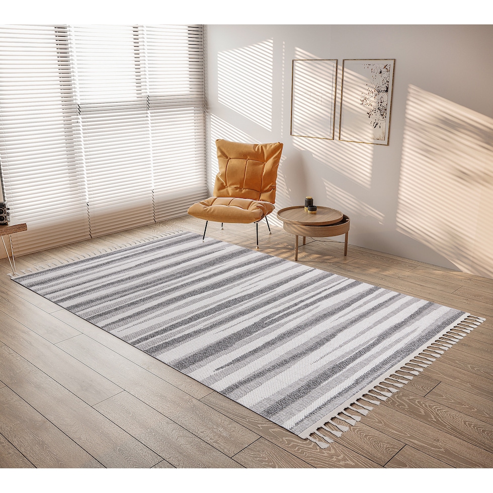 nanami gray beige area rug  x    