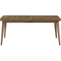 nanessa dark brown dining table   