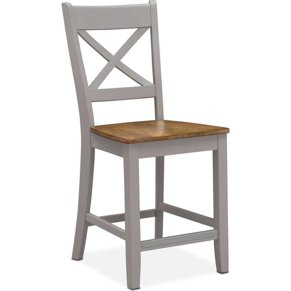 nantucket counter height dining oak gray counter height chair   
