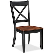 nantucket dining cherry black and cherry dining chair   