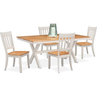 dining nantucket slat trestle