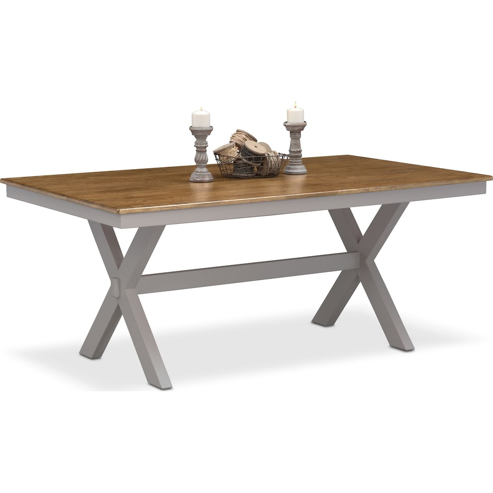 nantucket dining oak light brown dining table   