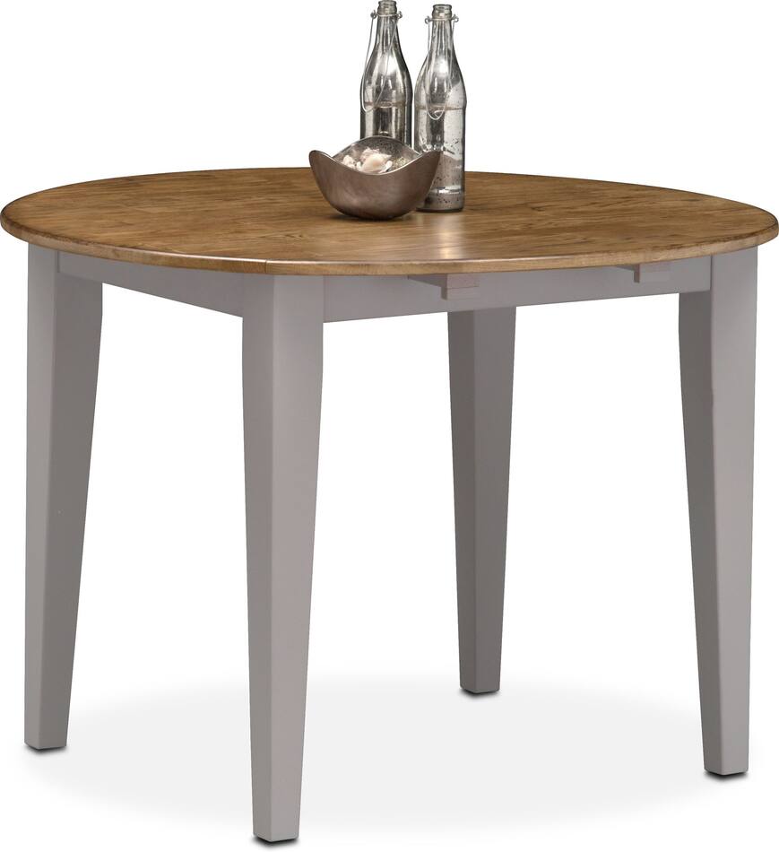 Nantucket DropLeaf Table Oak and Gray Value City Furniture