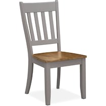 nantucket dining oak light brown side chair   