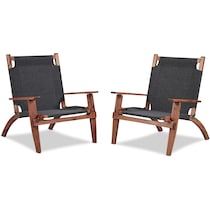 nantucket brown outdoor chair   