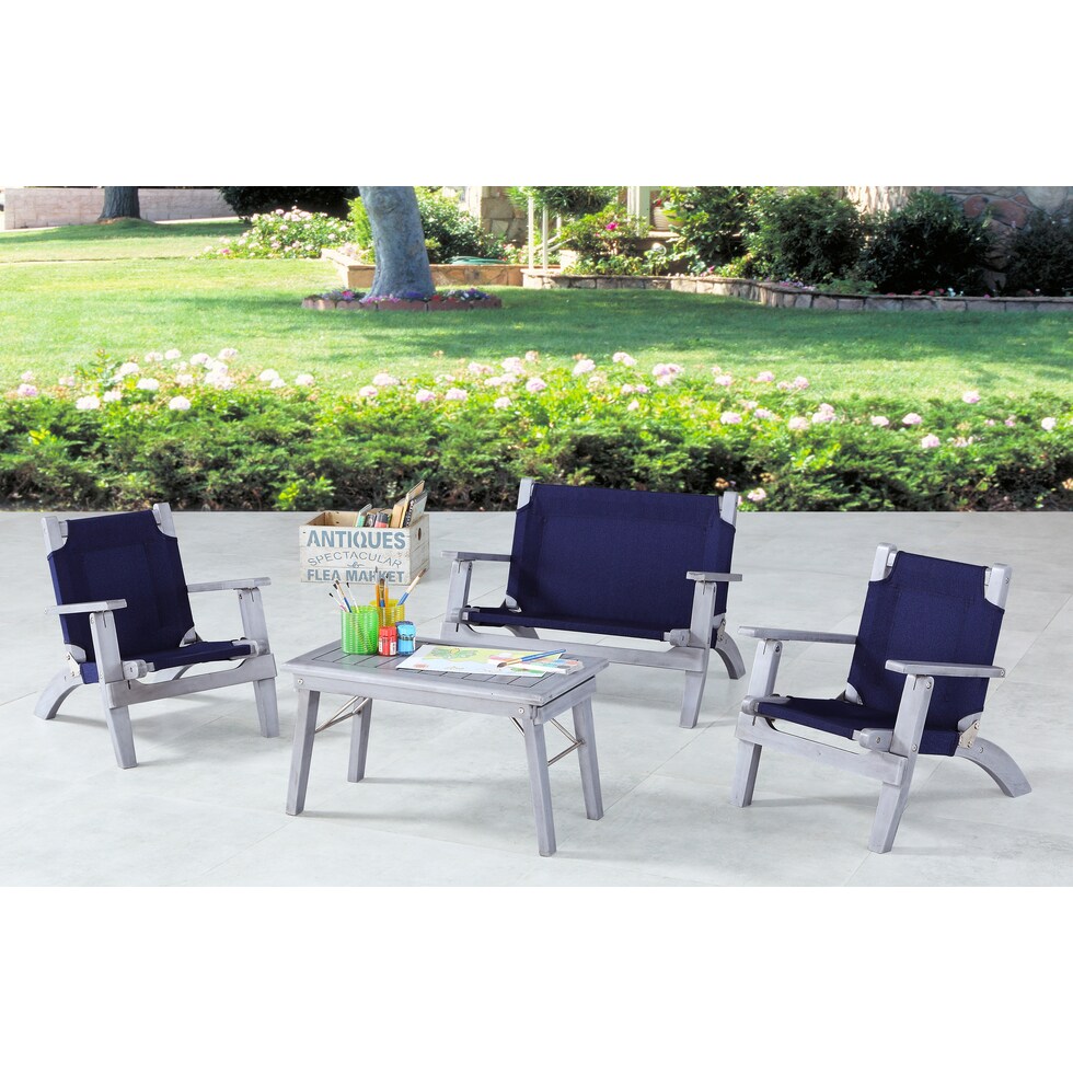 nantucket gray outdoor youth set   