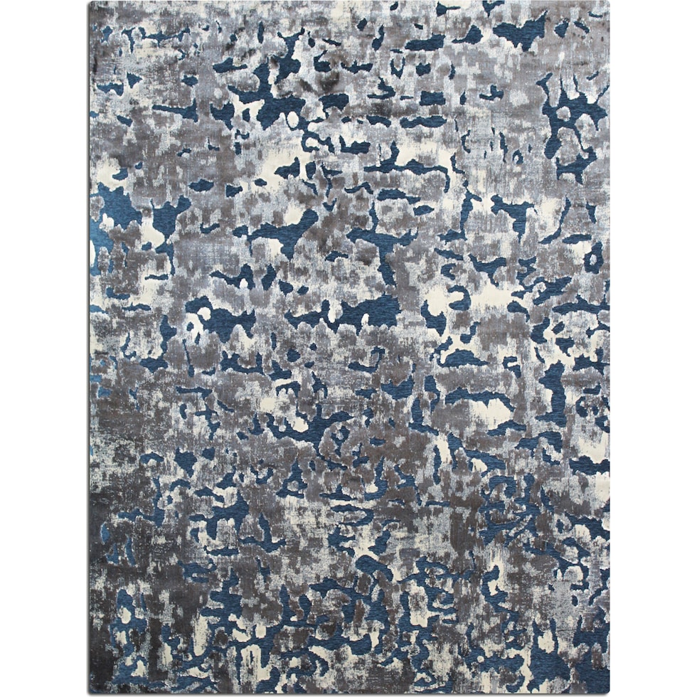 napa blue gray blue and gray area rug  x    