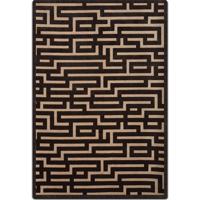 Rugs - Napa Area Rug - Charcoal and Beige