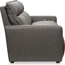 napa gray power reclining sofa   
