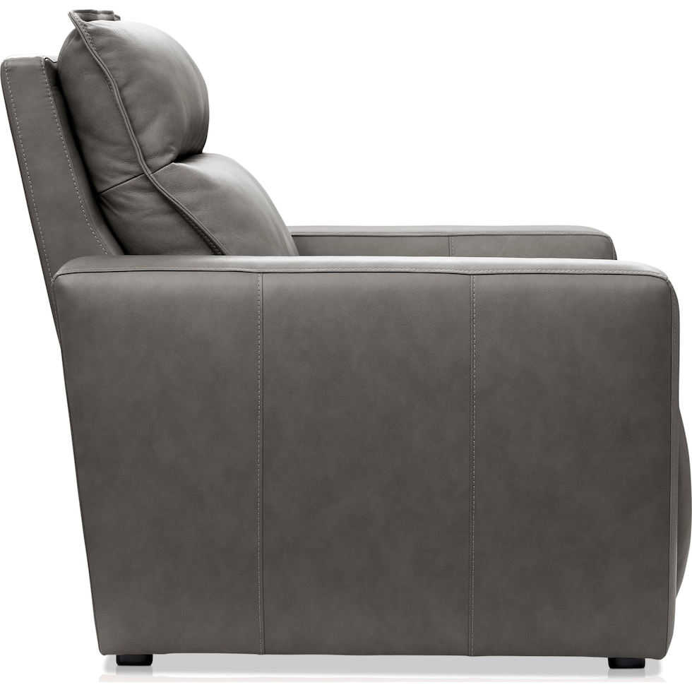 napa gray recliner   