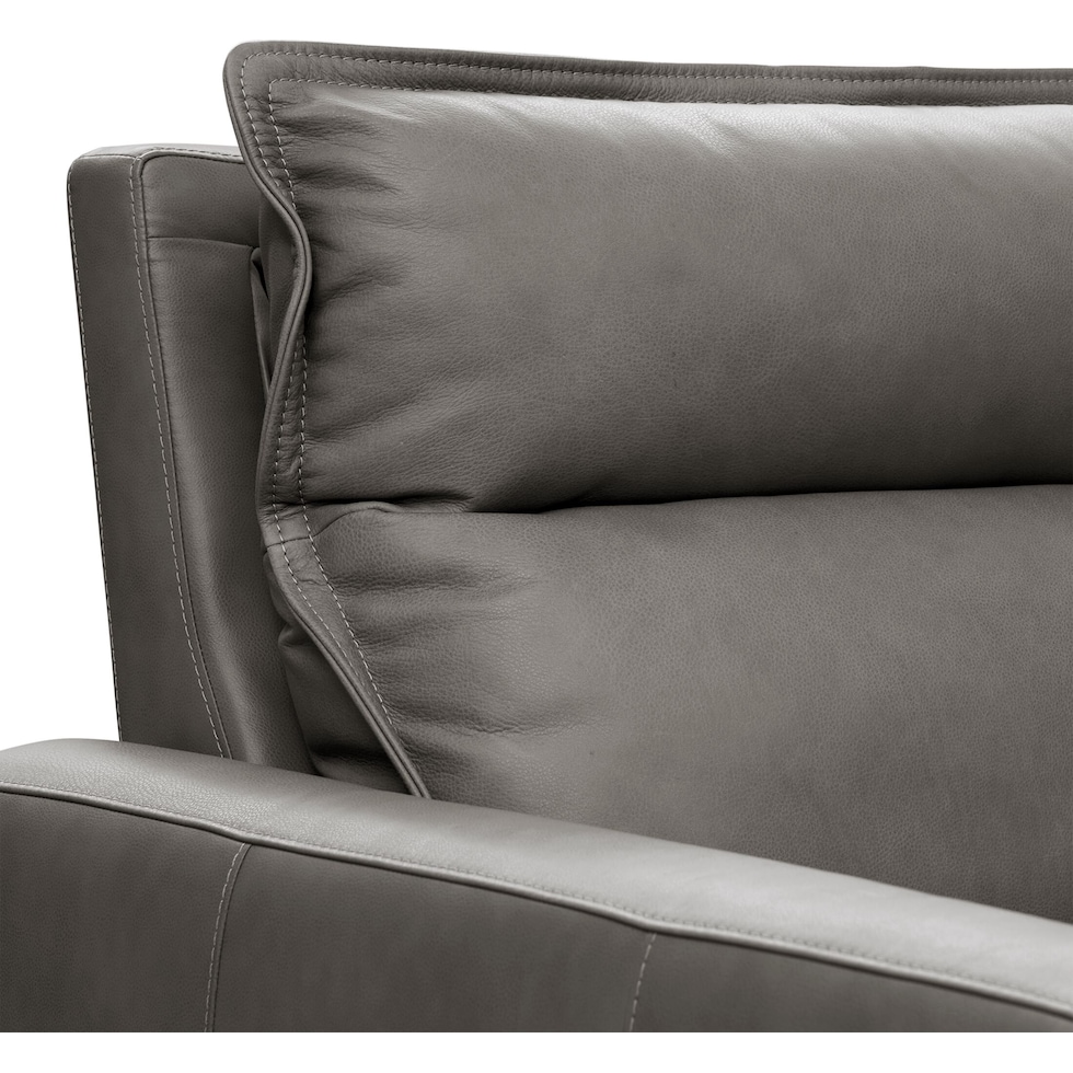 napa gray recliner   