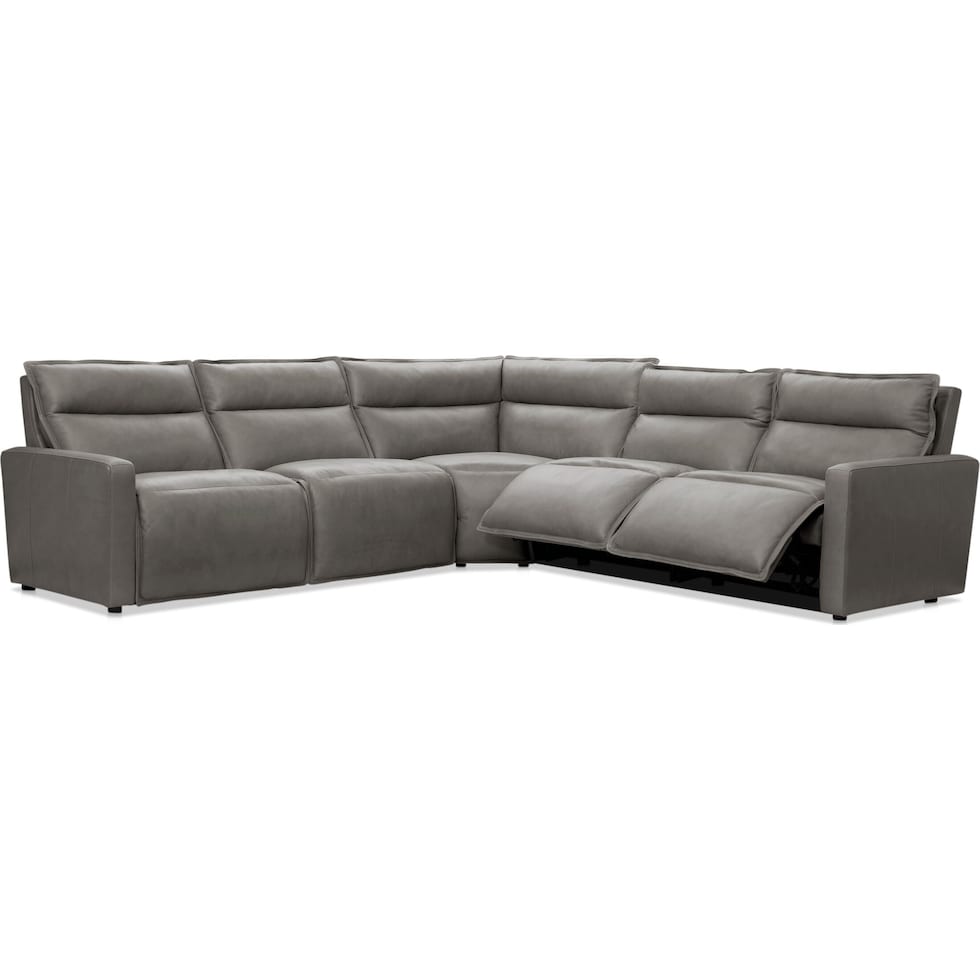 napa gray sectional   