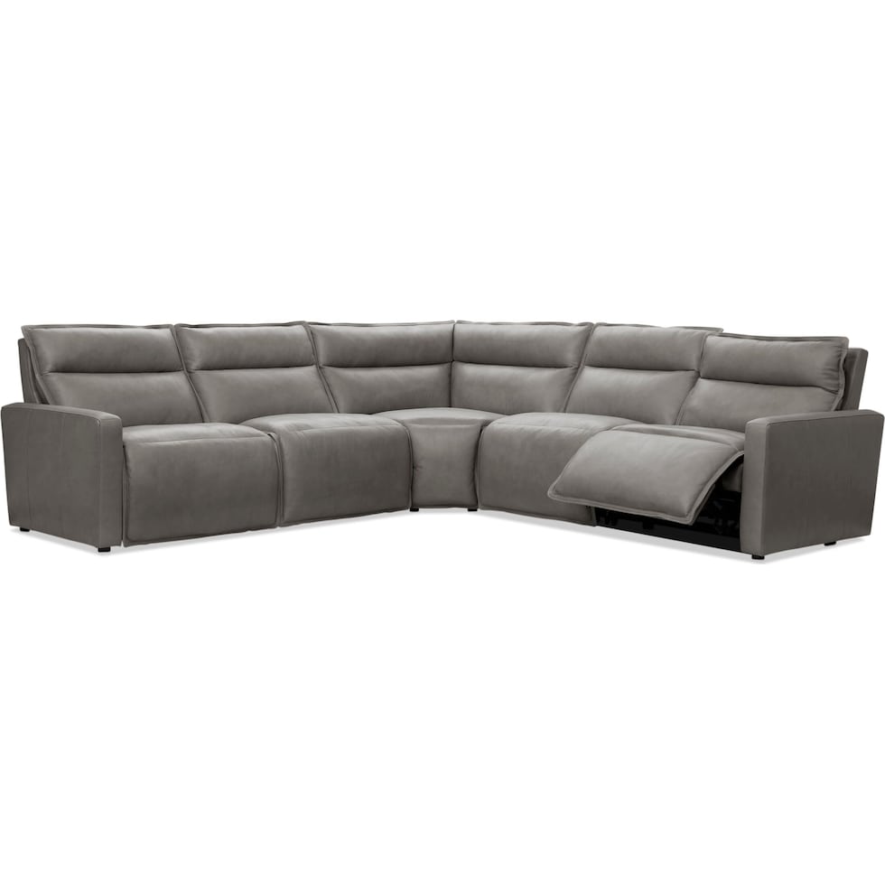 napa gray sectional   