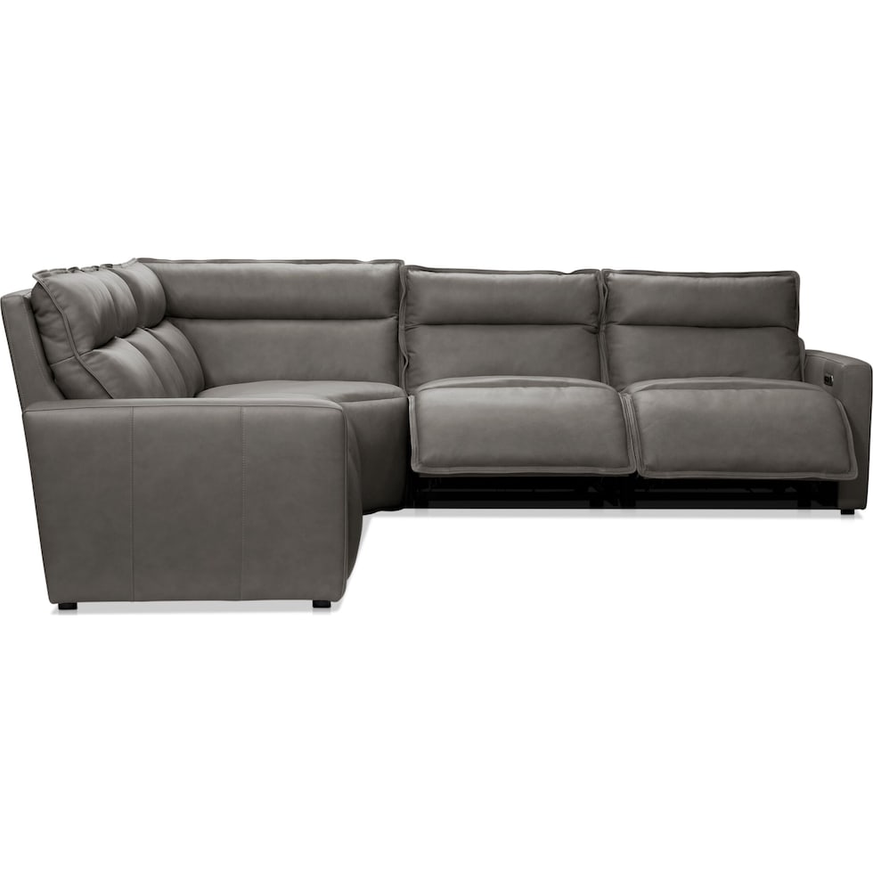 napa gray sectional   