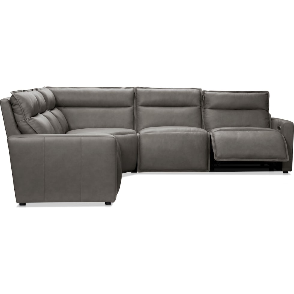 napa gray sectional   