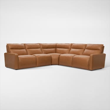 Napa 5-Piece Dual-Power Reclining Sectional