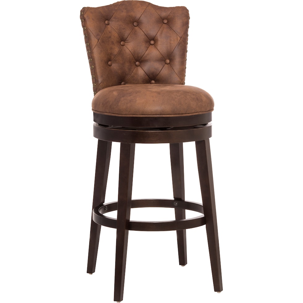 naples dark brown bar stool   