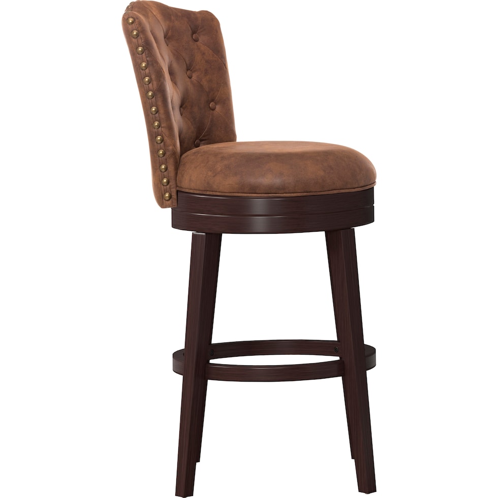 naples dark brown bar stool   