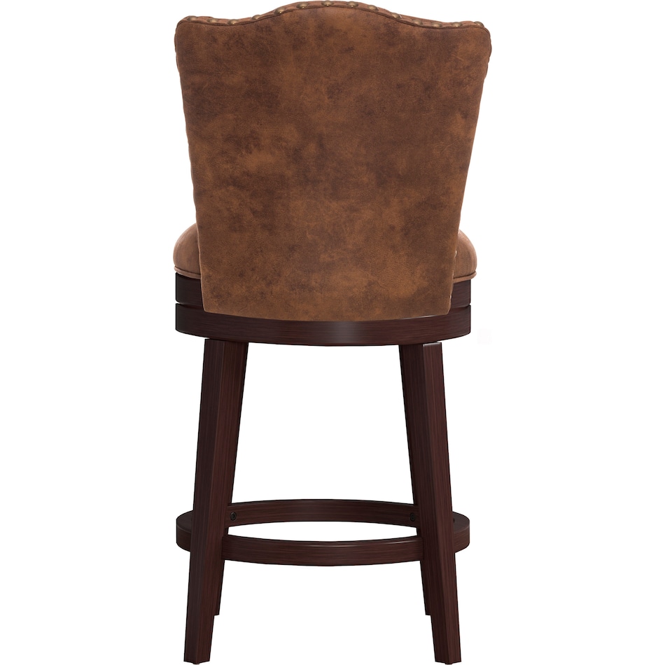 naples dark brown counter height stool   