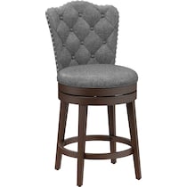 naples gray counter height stool   