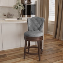 naples gray counter height stool   
