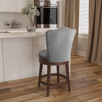 naples gray counter height stool   