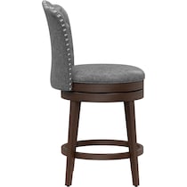 naples gray counter height stool   