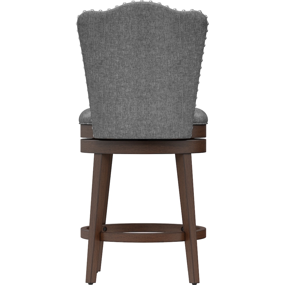 naples gray counter height stool   