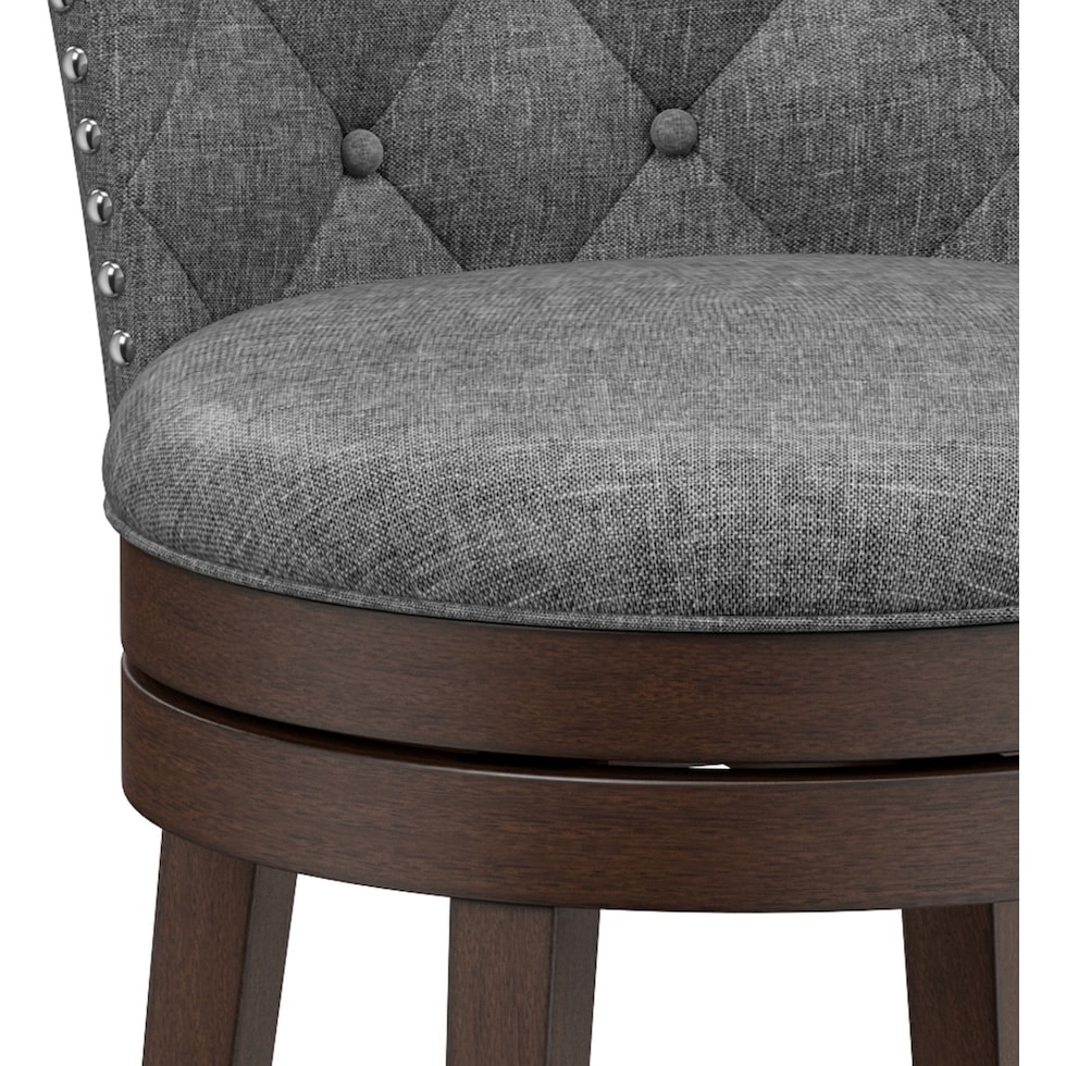 naples gray counter height stool   