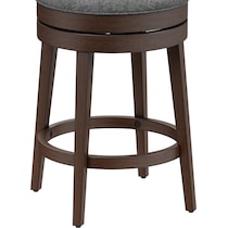 naples gray counter height stool   