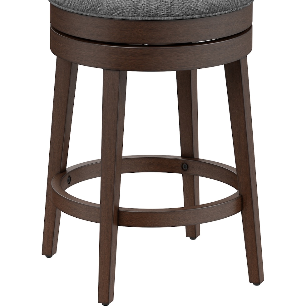 naples gray counter height stool   
