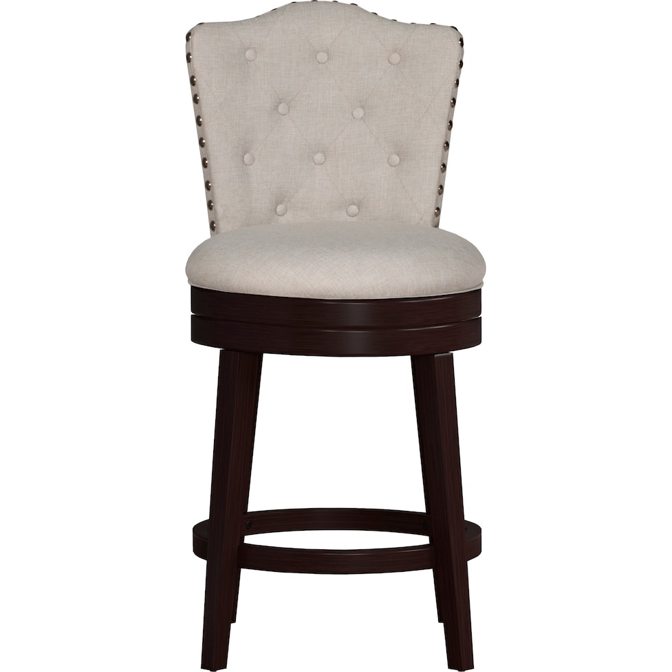 naples white counter height stool   