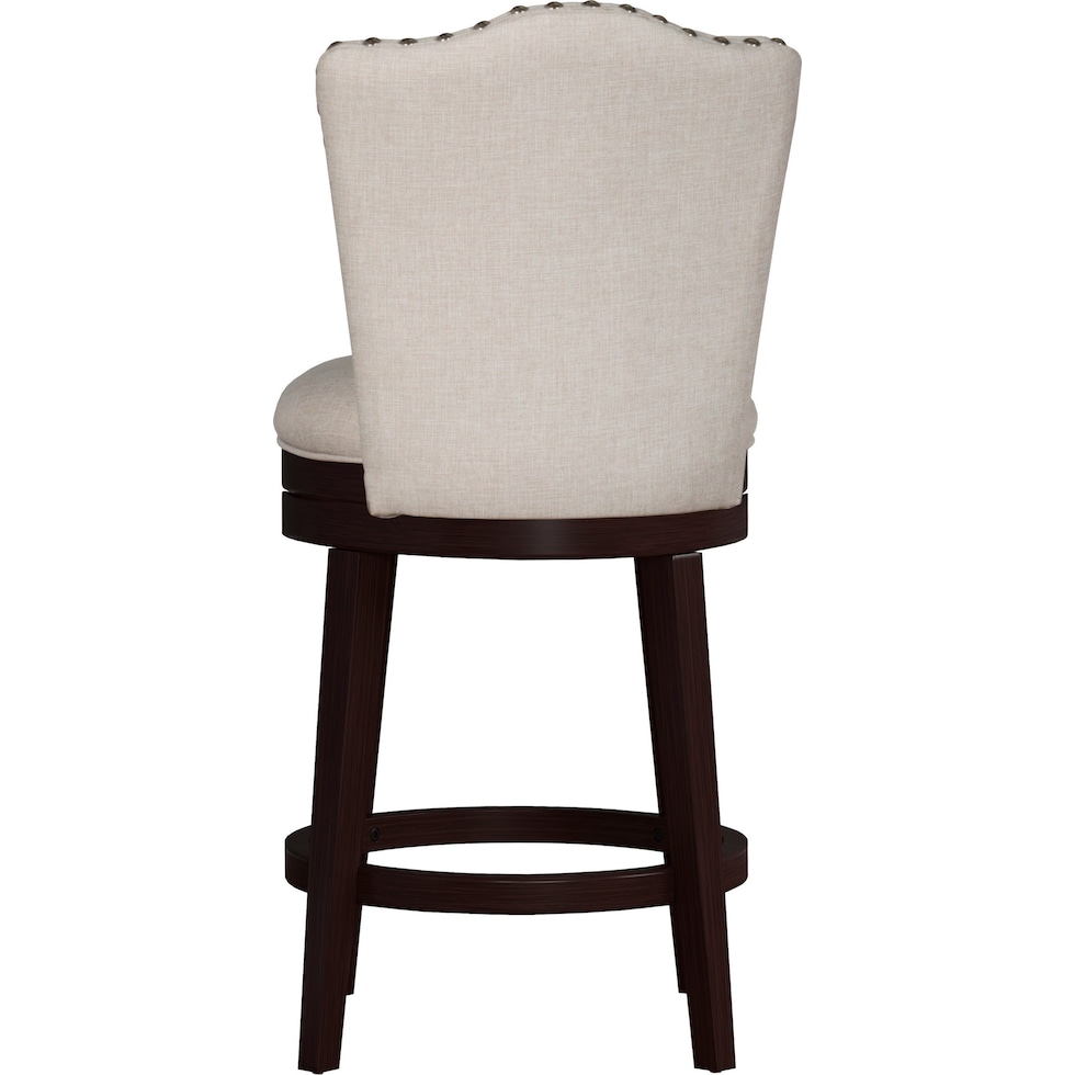 naples white counter height stool   