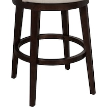 naples white counter height stool   