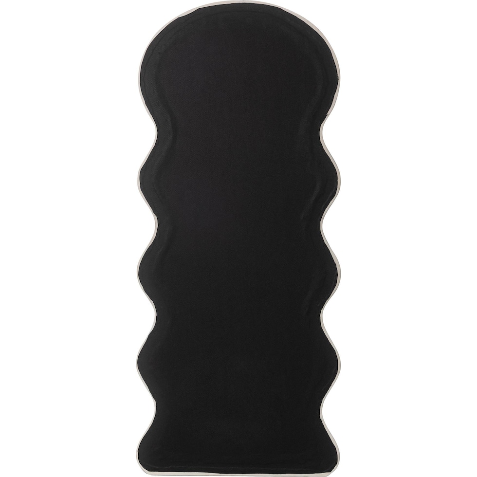 nara dark brown floor mirror   