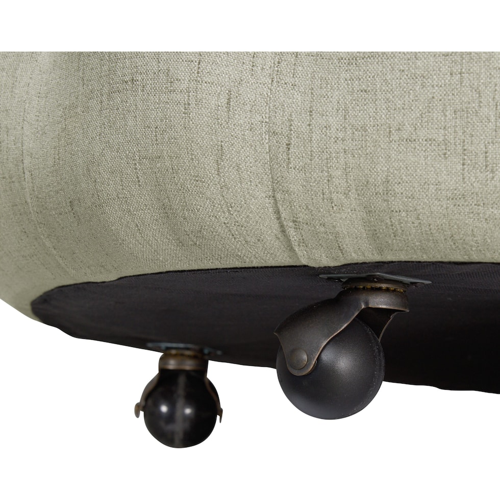 nash gray ottoman   