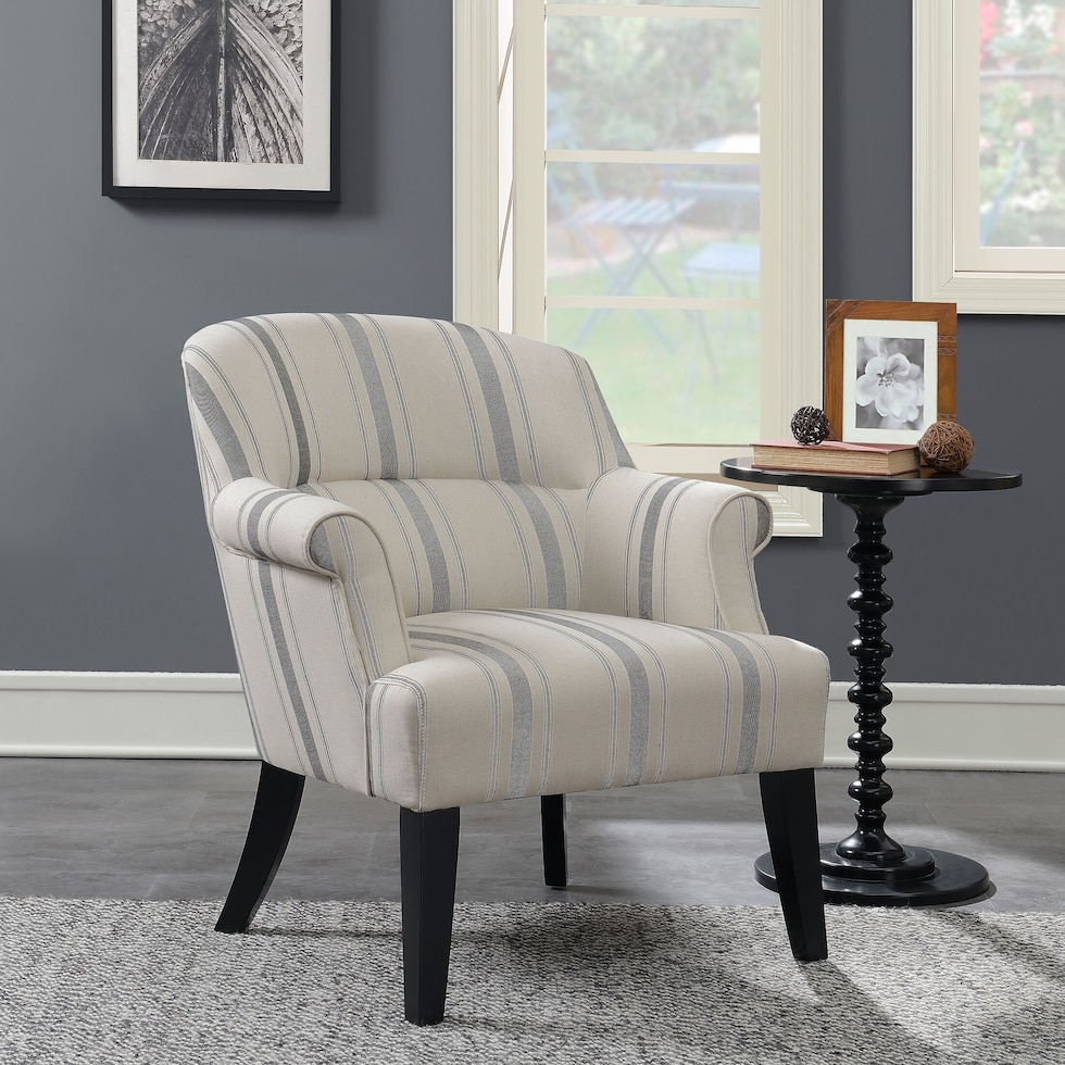 natalie multicolor accent chair   